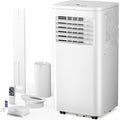 8000 BTU Portable Air Conditioner, 4-in-1 AC Unit with Cooling, Dehumidifier & Fan Modes, Sleep Mode, 24H Timer & Remote
