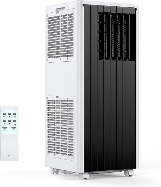 8000 BTU Portable Air Conditioner, 4-In-1 Quiet Portable AC Unit Up to 350 Sq.Ft, Portable Ac With Cooling, Fan