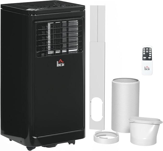 8000 BTU Portable Air Conditioner, for Rooms Up to 344 Sq. Ft., 3-in-1 Portable AC Unit with Dehumidifier, Cooling Fan
