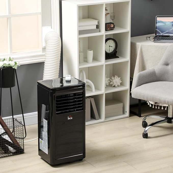 8000 BTU Portable Air Conditioner, for Rooms Up to 344 Sq. Ft., 3-in-1 Portable AC Unit with Dehumidifier, Cooling Fan