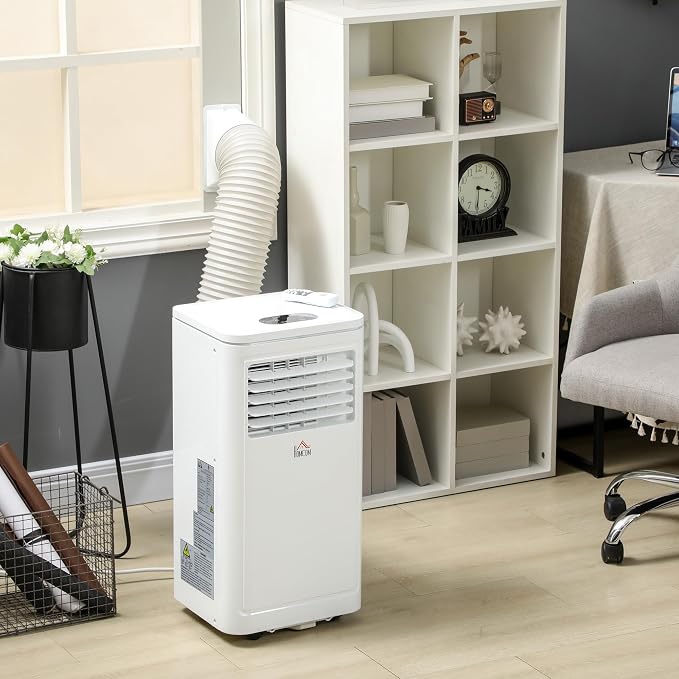 8000 BTU Portable Air Conditioner, for Rooms Up to 344 Sq. Ft., 3-in-1 Portable AC Unit with Dehumidifier, Cooling Fan