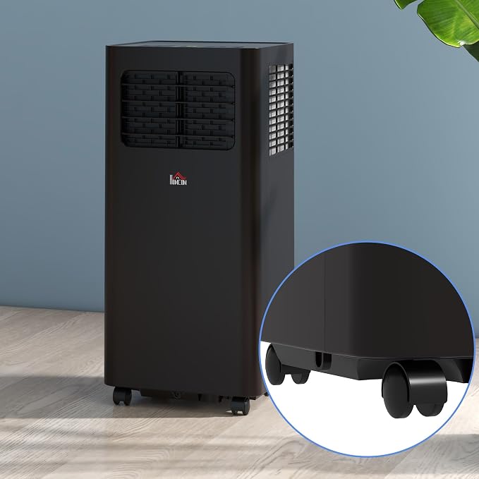 8000 BTU Portable Air Conditioner for Rooms Up to 345 Sq. Ft., 3-in-1 AC Unit with Dehumidifier, Cooling Fan, Sleep, Remote