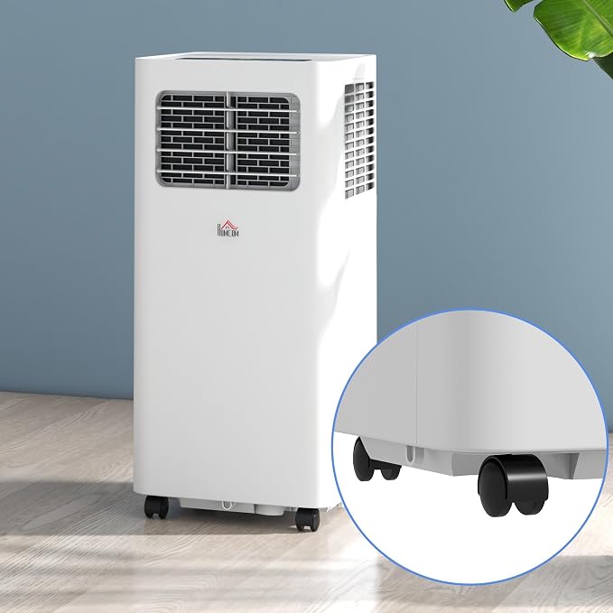 8000 BTU Portable Air Conditioner for Rooms Up to 345 Sq. Ft., 3-in-1 AC Unit with Dehumidifier, Cooling Fan, Sleep, Remote