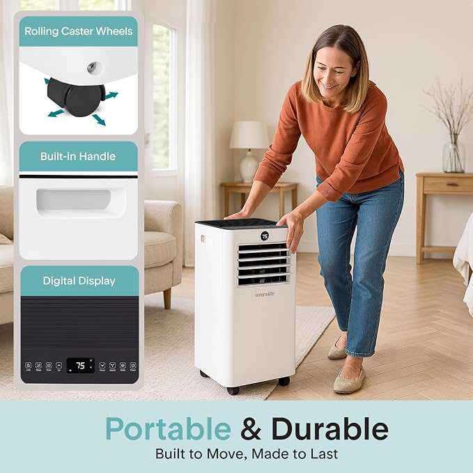 8000 BTU Portable Air Conditioner, Small AC Unit with Dehumidifier and Fan, Mini AC Unit with 350 Sq. Ft., alternate product