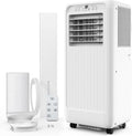 8000 BTU Portable Air Conditioners, 3 in-1 Quiet Portable AC Unit with Efficient Cooling, Remote Control, LED Touch Screen