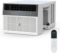 8000 Btu U-Shaped Window Air Conditioner with WiFi & App Control,Ultra Quiet, Enabled Saddle Window AC Unit Cools Up to 350