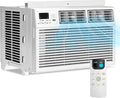 8000 Btu Window Air Conditioner,AC Window Unit Up to 350 Sq.Ft,24H Timer,Remote Control,Easy Install,Air Conditioner for