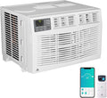 8000 BTU Window Air Conditioner, Turbo Fast Cooling, WiFi-Enabled Smart Control, Quiet Room AC Unit for Spaces Up to 350 Sq.