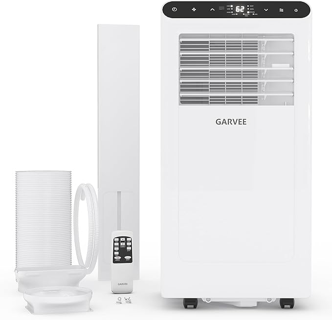 8000 BTUs Portable Air Conditioner,Up to 350 Sq.Ft. Remote Control 48dB Portable AC Unit, Dehumidifier, Fan, Sleep, product