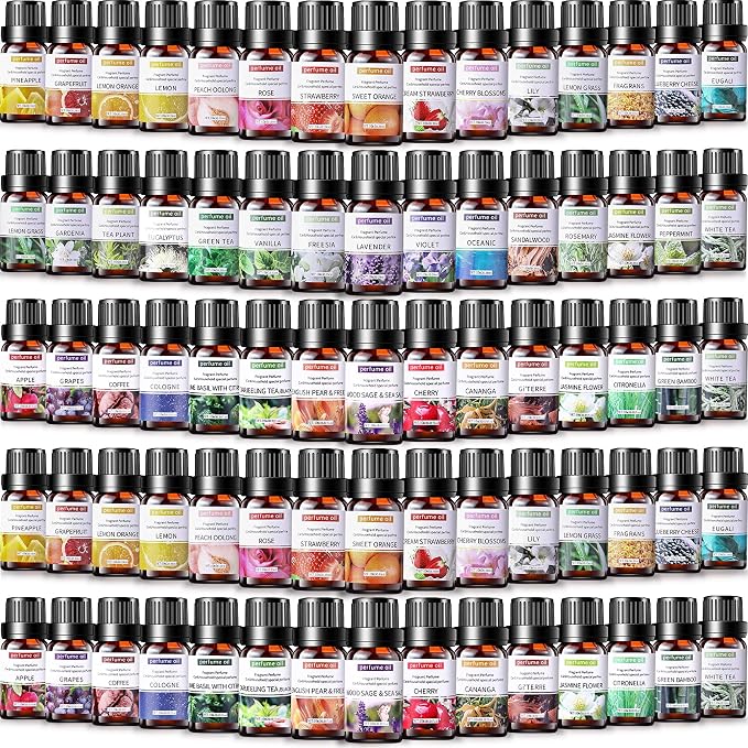84 Pcs Essential Oil Set for Diffuser 10ml Each Fragrance Oil for Candle Making, Soap Making, Aromatherapy, product image