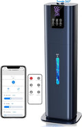 8L Smart Humidifiers for Bedroom Large Room, 2.1Gal Cool Mist Top Fill Diffuser Ambient Light, App & Remote Control, 3 Mist