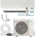 9,000 BTU 21 SEER2 Aurora Low Ambient Ductless Mini Split Air Conditioner Heat Pump with Maxwell 15 ft. Installation Kit and