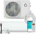 9,000 BTU Mini Split AC/Heating System, 24 SEER2 Smart Air Conditioner w/Heat Pump, product image