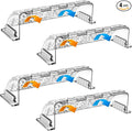 9”-15.5” Adjustable Magnetic Air Deflector with Unique Surface for Sidewall, Ceiling Registers and Vents (4 Pack), product