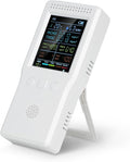 9-in-1 Air Quality Monitor, Indoor Air Quality Meters for PM2.5, PM10, AQI, CO2, CO, TVOC, HCHO, Humidity & Temperature