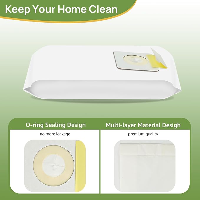 9 Pack Style 7 Vacuum Bags Replacement Compatible with PowerForce Bagged Uprights Vacuums 3522 3545 3550 3554 series