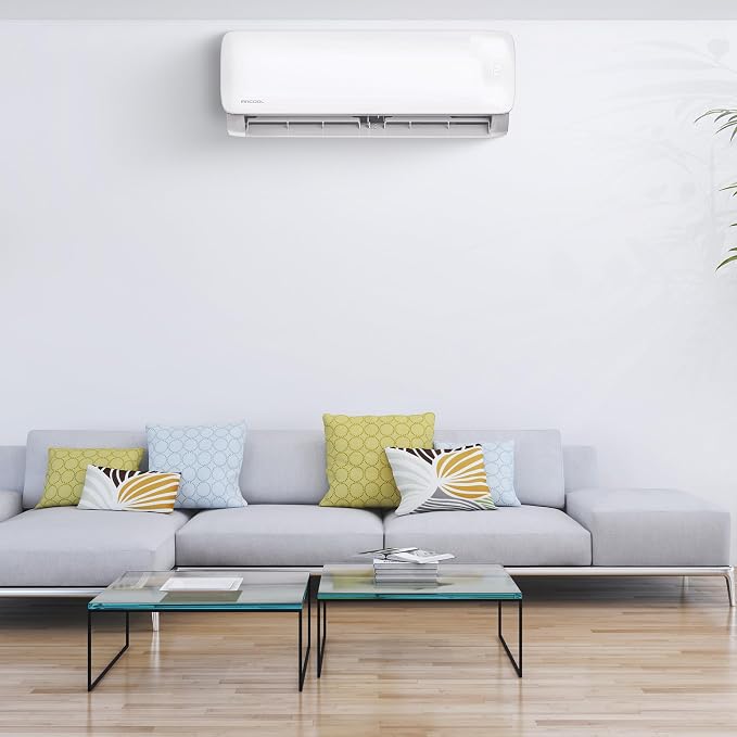 9000 BTU 115V Ductless Inverter Mini Split Air Conditioner & Heat Pump System, Easy Pro Series - Wall-Mounted AC Unit w/