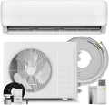 9000BTU Mini Split AC/Heating System, 19 SEER2 Energy Efficient Mini Split Air Conditioner with Heat Pump, 110V Cools Up to