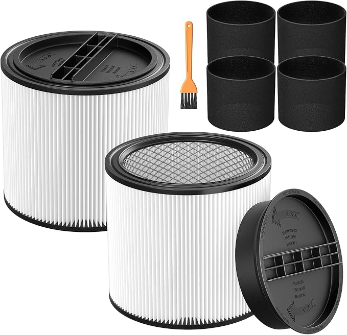 90304 Replacement Filter Kit Compatible with Cartridge Filter 90350 90304 90333 90585, Fits Most 5 Gallon and above