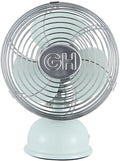92513 All-Metal 5" Retro Oscillating USB-Powered Personal Fan, Breezewave, product image