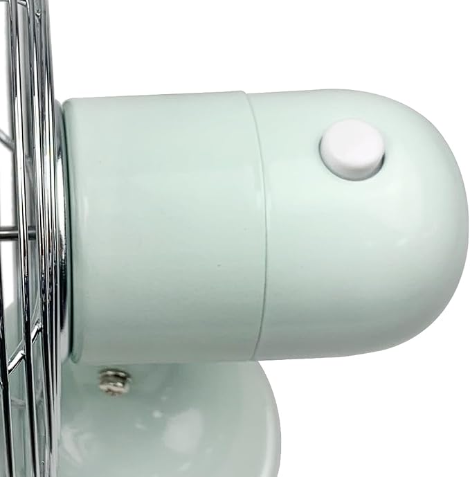 92513 All-Metal 5" Retro Oscillating USB-Powered Personal Fan, Breezewave, alternate product view 6