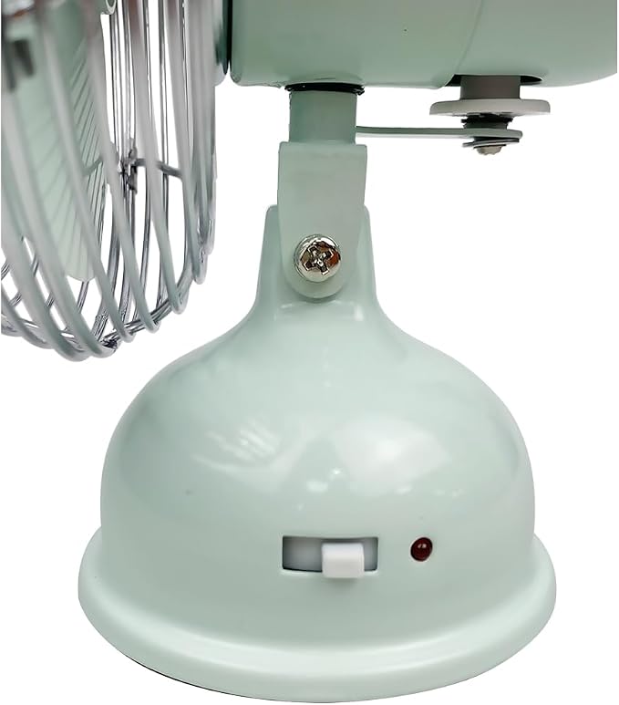 92513 All-Metal 5" Retro Oscillating USB-Powered Personal Fan, Breezewave, alternate product view 7