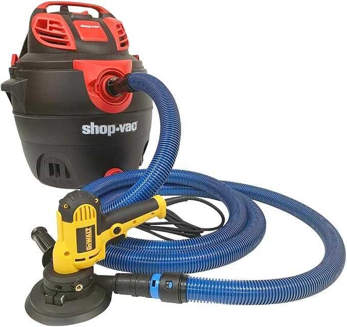 95193 16 Ft. Antistatic Vacuum Hose for Shop Vacs with Expanded Multi-Brand Power Tool Adapter Set, Blue, alternate product