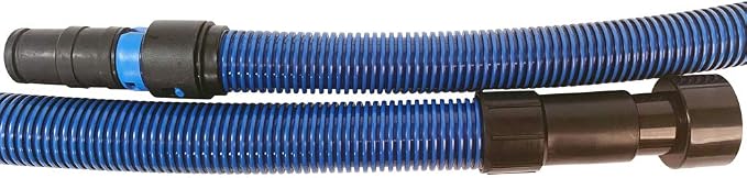 95193 16 Ft. Antistatic Vacuum Hose for Shop Vacs with Expanded Multi-Brand Power Tool Adapter Set, Blue, alternate product