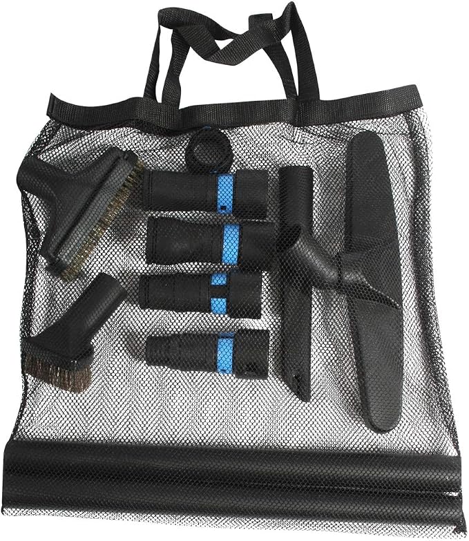 95259 10 Ft. Home and Shop Vacuum Hose with Expanded Multi-Brand Power Tool Dust Collection Adapter Set and Full Attachment