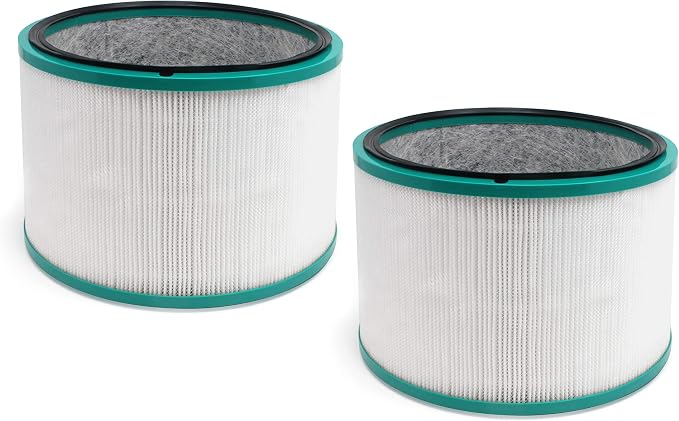 968125-03 Premium 360° Glass Filter Compatible with HP01 HP02 DP01 DP02 for Pure Hot Cool Link Desk Air, product
