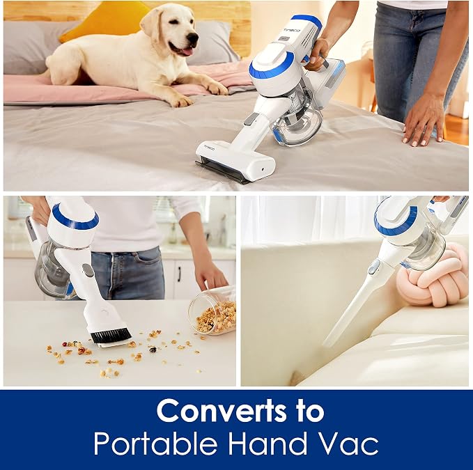 A10 Hero Cordless Stick/Handheld Vacuum Cleaner with Wall Mount, Super Lightweight with Powerful Suction for Carpet, Hard