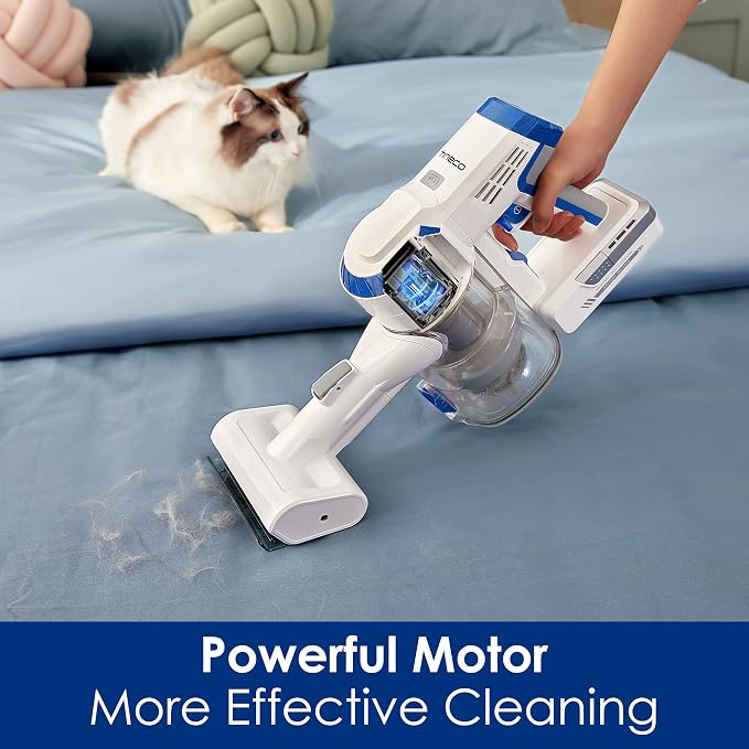 A10 Hero Cordless Stick/Handheld Vacuum Cleaner with Wall Mount, Super Lightweight with Powerful Suction for Carpet, Hard