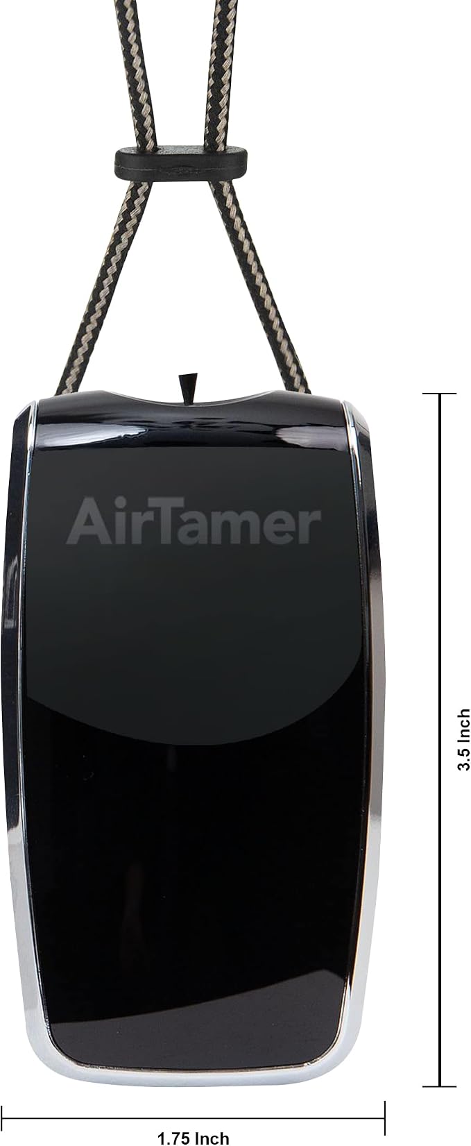 A320 Rechargeable Personal Air Purifier, Proven Performance, Virus and Pollutant Tested*, Black with Leather Travel Case