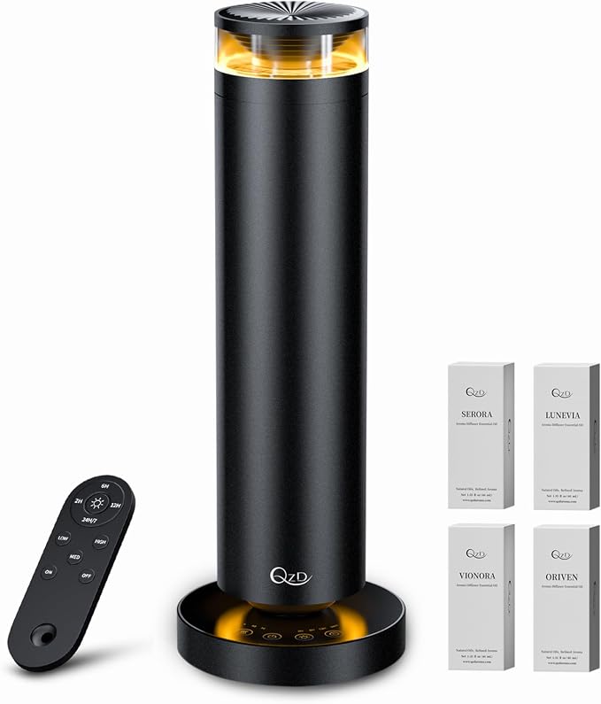 A5 Waterless Essential Oil Diffuser Starter Kit – 1000 Sq Ft Large Room Waterless Diffuser for Home, product image