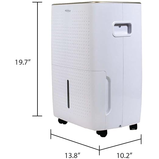 AC Energy Star 25-Pint Portable Dehumidifier with Auto-Shutoff & Timer, Home Dehumidifier and Moisture Absorber For Basement