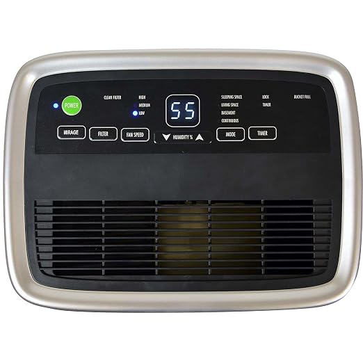 AC Energy Star 25-Pint Portable Dehumidifier with Auto-Shutoff & Timer, Home Dehumidifier and Moisture Absorber For Basement