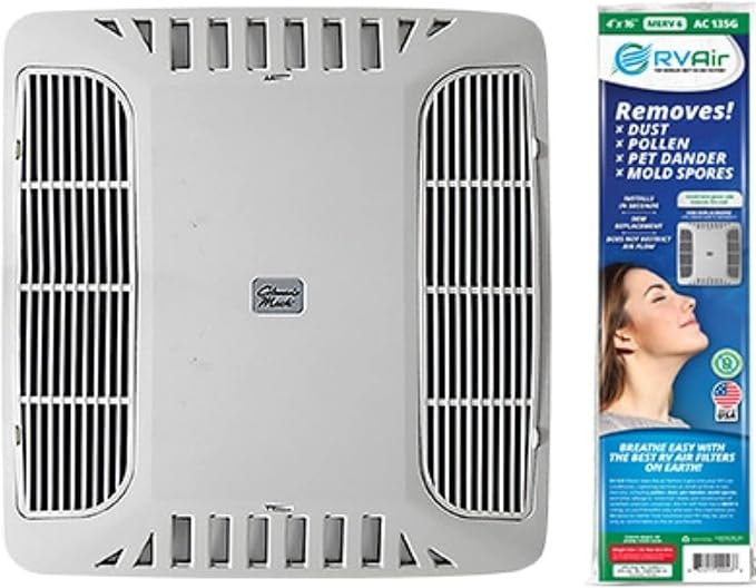 AC Filter - Air Conditioner Replacement Filters - Cleaner - Camper Accessories for Travel Trailers - Easy to Install Vent