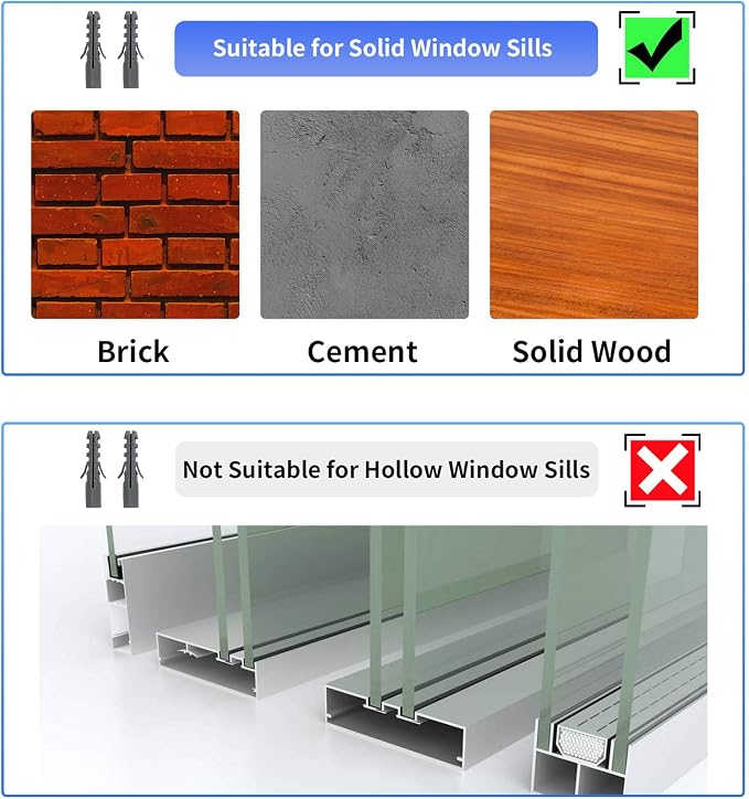 AC Window Air Conditioner Support Bracket Heavy Duty, Up to 165 lbs, alternate product view 5