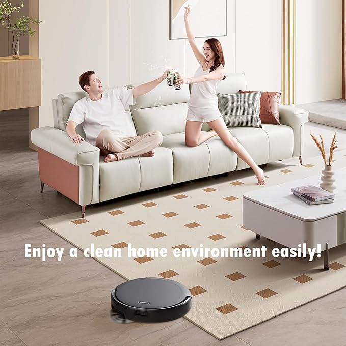 Accessories Kit Compatible with Self-Empty C10 Robot Vacuum, 15 Pcs Replacement Parts Include 1 Main Brush, 4 Dust Bags