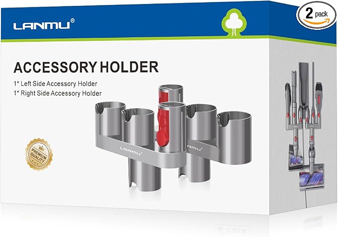 Accessory Holder Compatible with V15 V11 V10 V8 V7 Outsize Gen5 Cordless Stick Vacuum Cleaner, Drill Free Docking