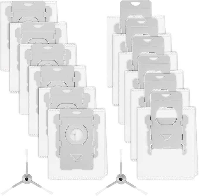 12 Pack Vacuum Bags for Roomba i7+, i1+, i2+, i3+, i4+, i5+, i6+, i8+, j6+, j7+, j8+, j9+