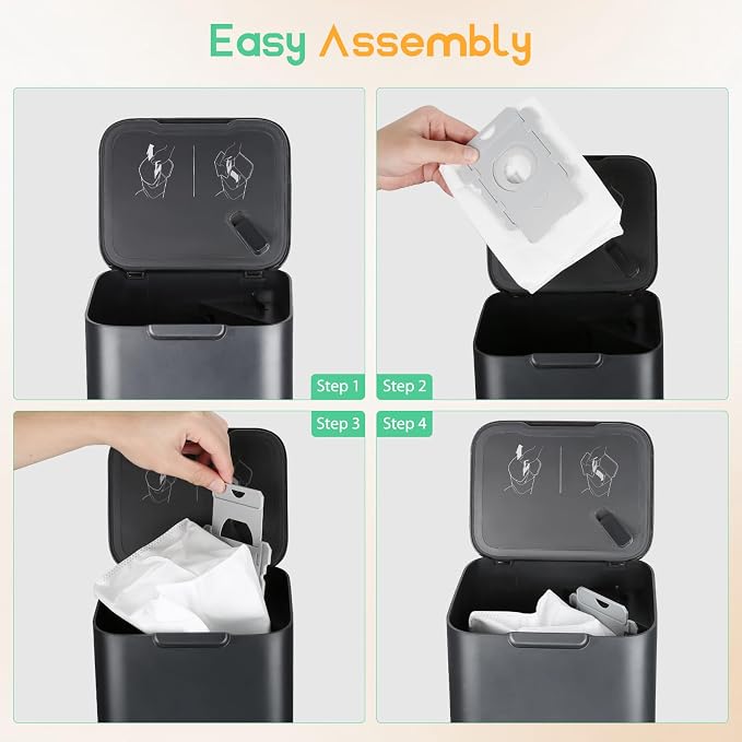 12 Pack Vacuum Bags for Roomba i7+, i1+, i2+, i3+, i4+, i5+, i6+, i8+, j6+, j7+, j8+, j9+