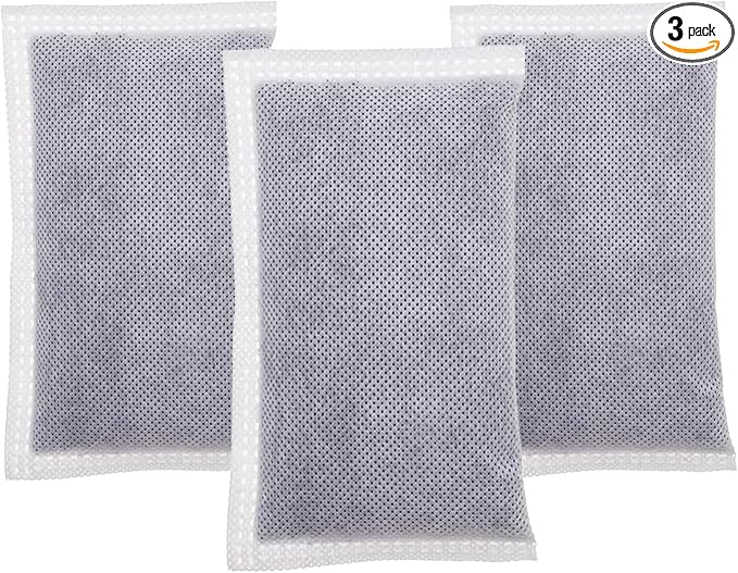 Activated Charcoal Odor Absorber Diaper Pail Deodorizer for 8 Gallon & Larger, Trash Can Deodorizer Odor Filter