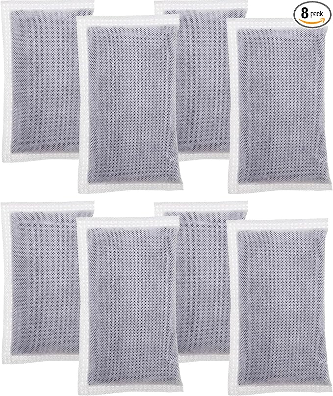 Activated Charcoal Odor Absorber Diaper Pail Deodorizer for 8 Gallon & Larger, Trash Can Deodorizer Odor Filter