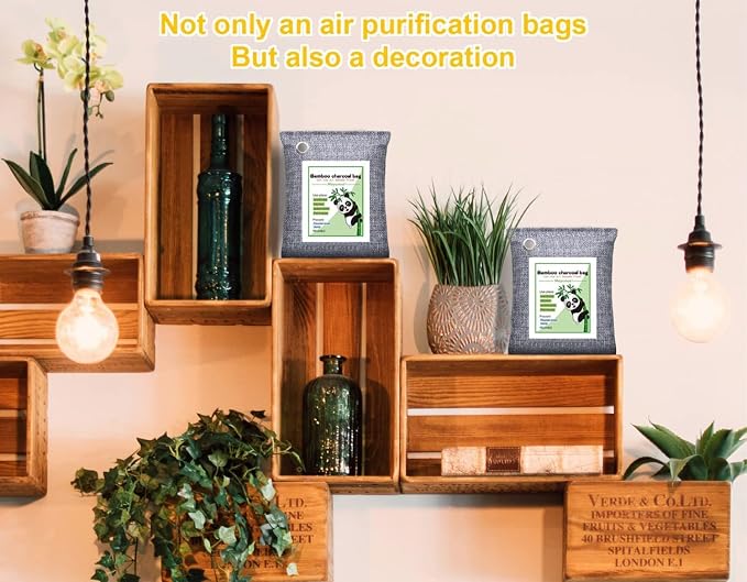 Activated Charcoal Odor Absorber for Strong Odor, Basement, Cars, Closets, Shoes, Smoke., alternate product view 6