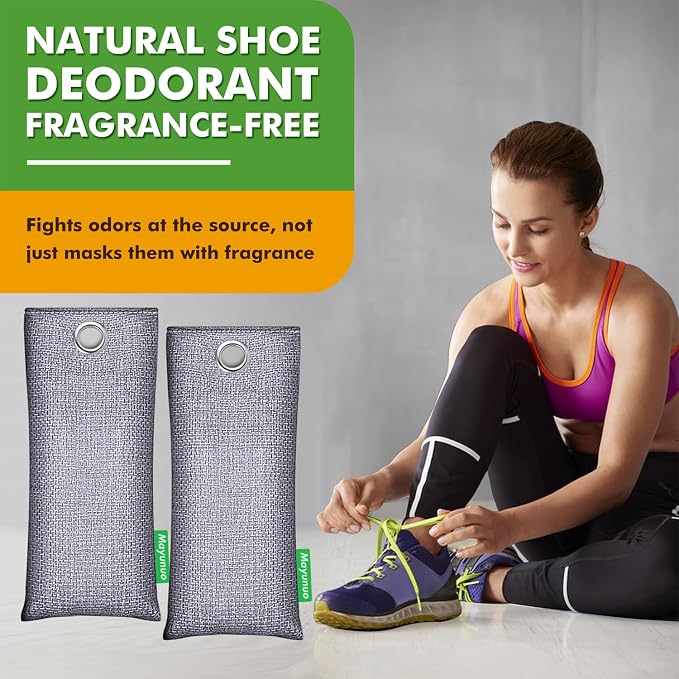 Activated Charcoal Odor Absorber for Strong Odor, Natural Shoe Deodorizer., alternate product view 2