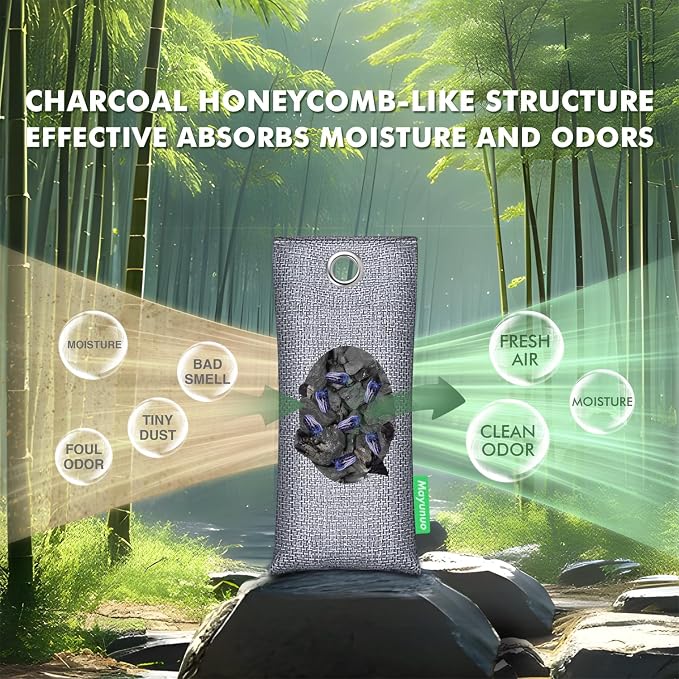 Activated Charcoal Odor Absorber for Strong Odor, Natural Shoe Deodorizer., alternate product view 3