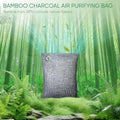 Activated Charcoal Odor Absorber,Large 4x200g w Hooks Nature Odor Eliminator for Strong Odor,Bamboo Charcoal Air Purifying