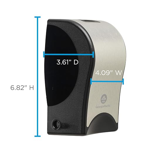 ActiveAire Powered Whole-Room Air Freshener Dispenser by GP PRO (), Stainless Steel, 53258A, 4.090" W x 3.610" D x 6.820" H