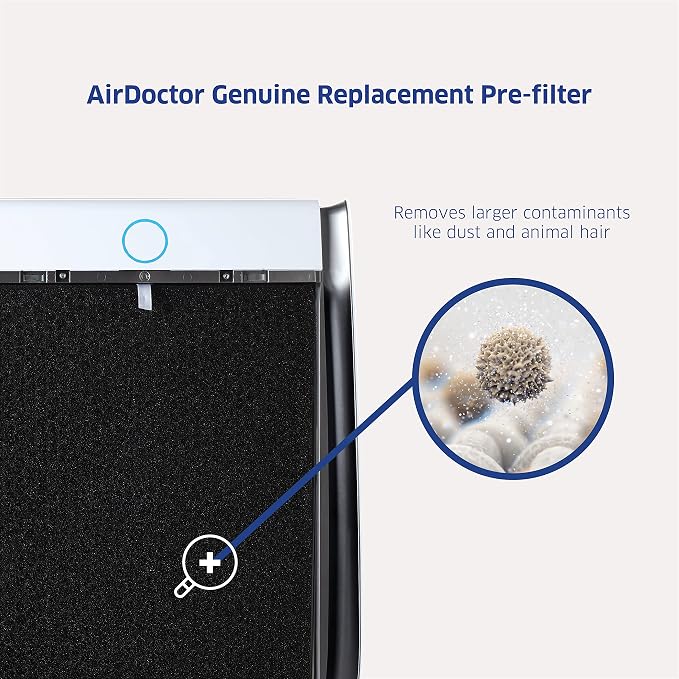 AD5000 / AD5500 FITS BOTH MODELS Genuine Replacement Pre-Filter Captures Larger Contaminants like Dust and Animal Hair |